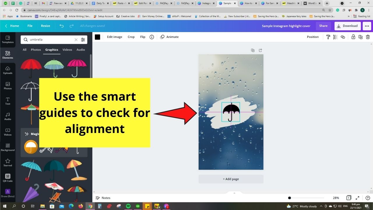 How to Create Instagram Highlight Covers in Canva Step 5