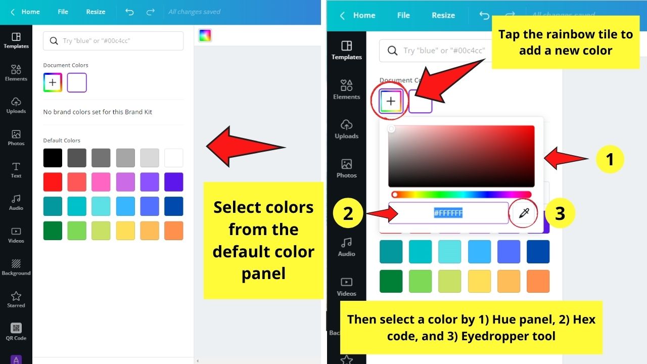 How to Create Templates in Canva Step 2.2