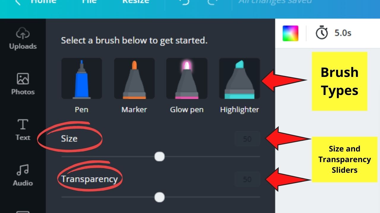 How to Draw in Canva The Update Step 4
