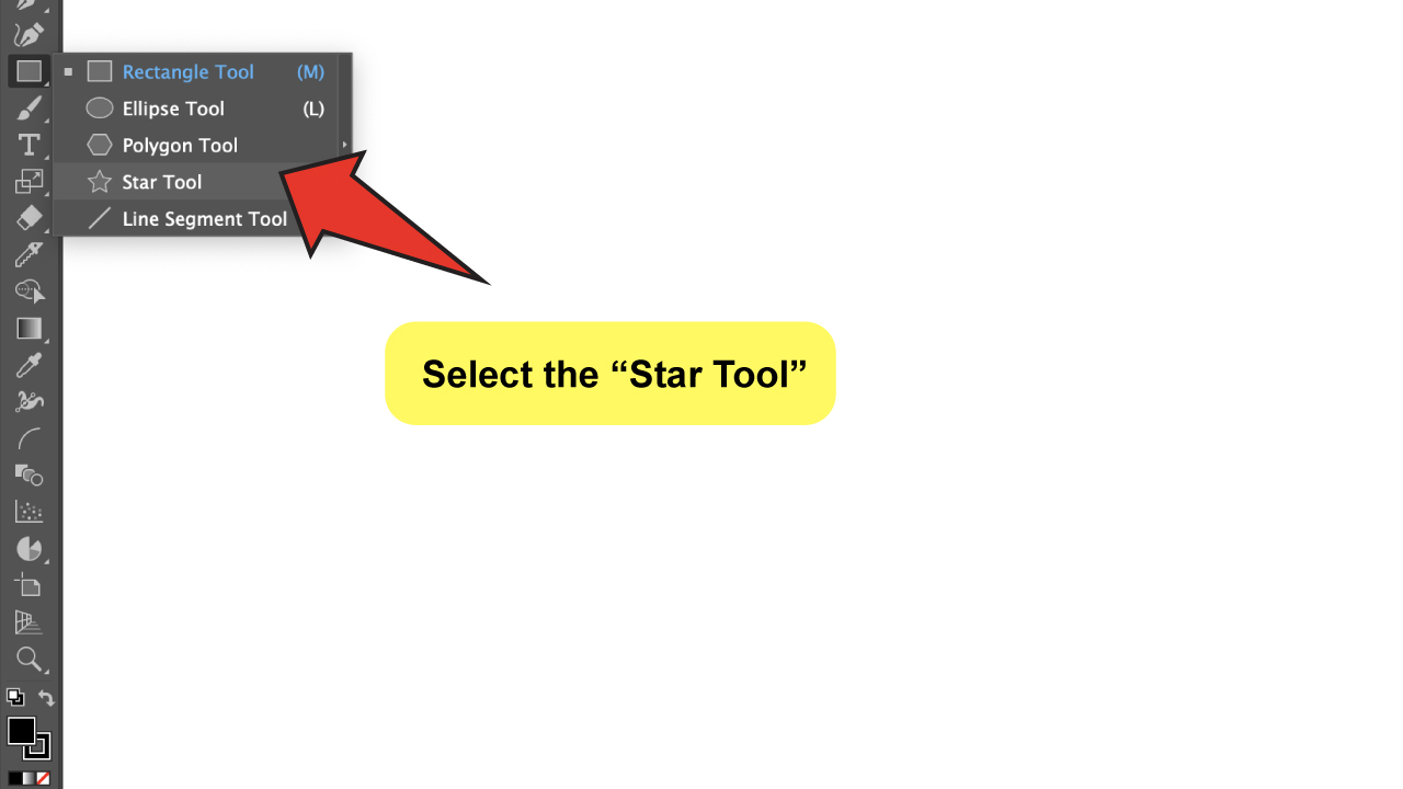 How to Make a Star in Illustrator - Step 1