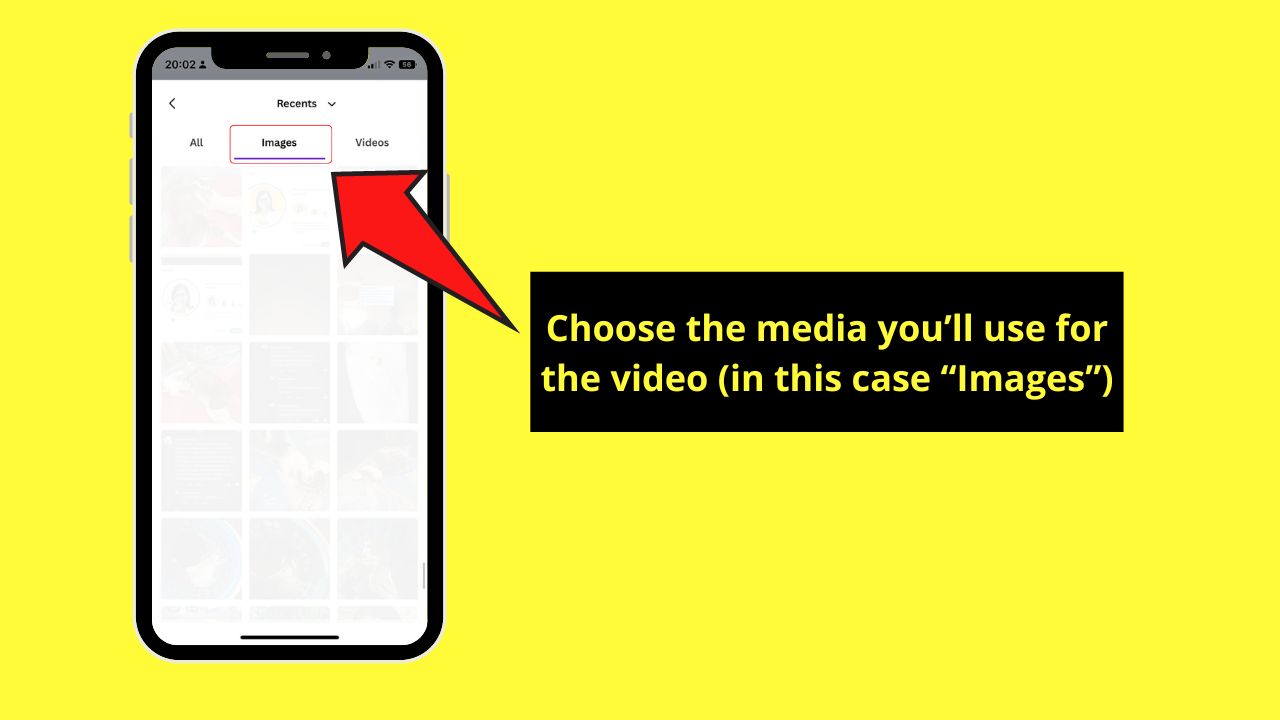 How to Make a Video on the Canva Mobile App with Magic Design Step 2