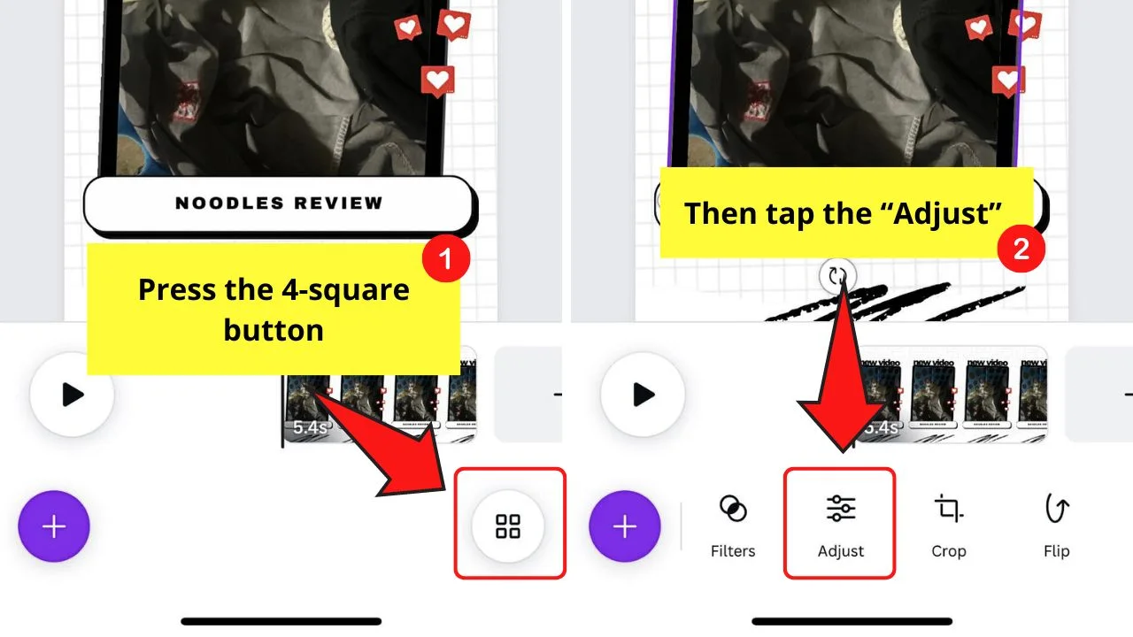 How to Make a Video on the Canva Mobile App with Magic Design Step 5
