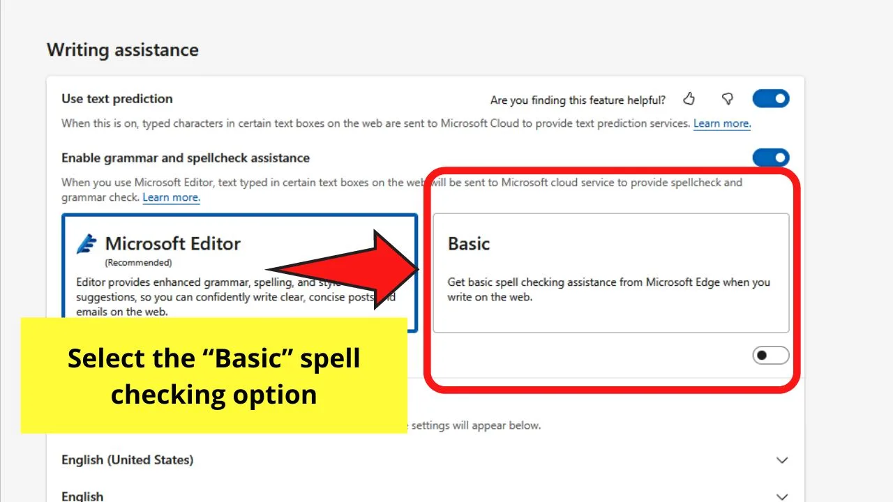 How to Spell Check in Canva Using Microsoft Edge Spell Check Step 5