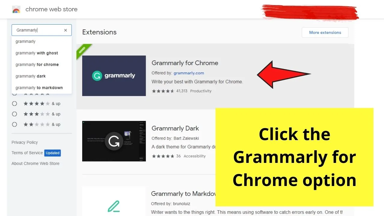 How to Spell Check on Canva Grammarly Chrome Extension Step 2.2