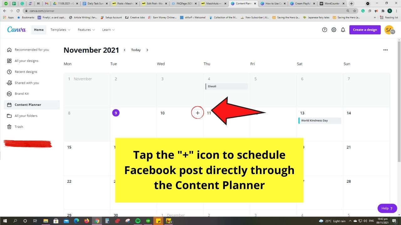 How to Use Canva for Facebook Scheduling Posts Step 5.2