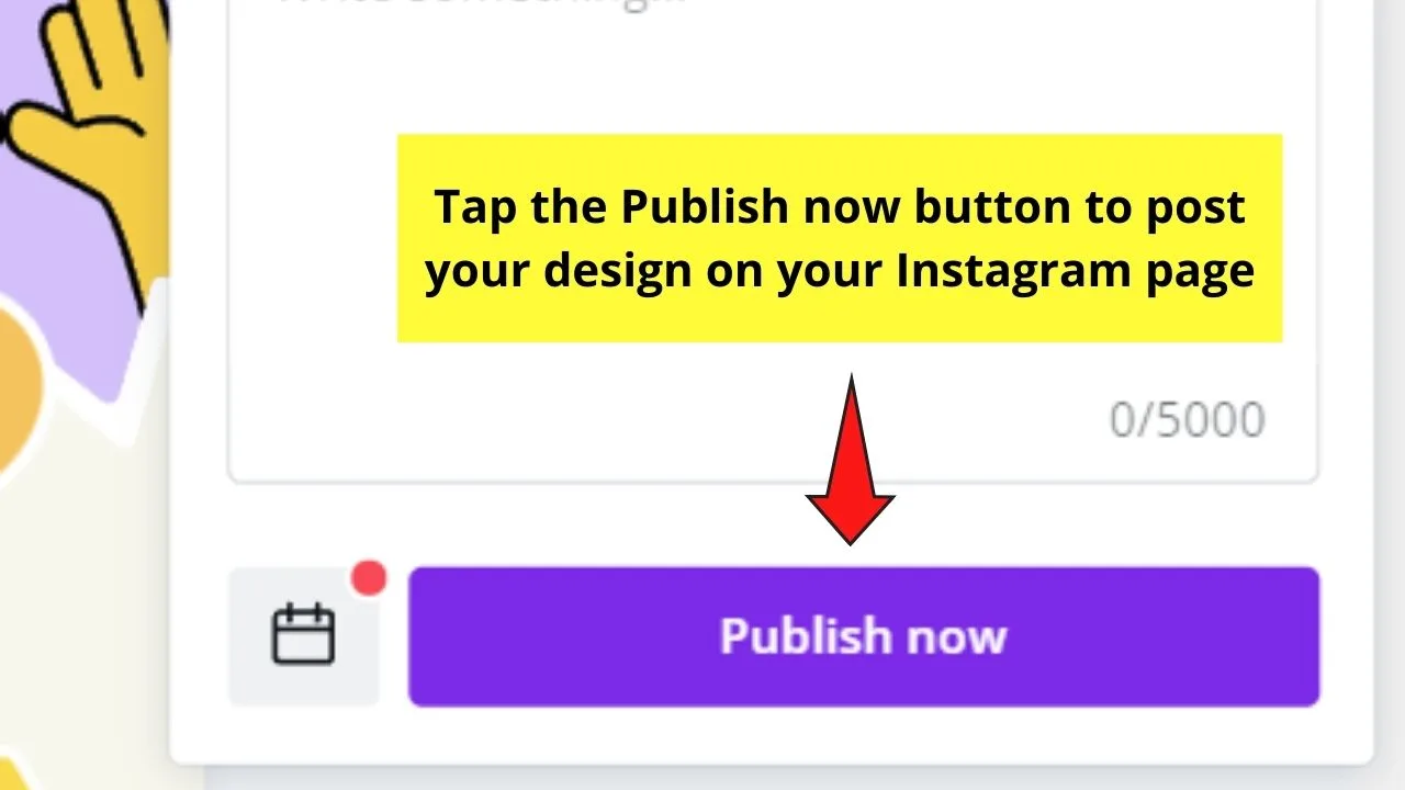How to Use Canva for Instagram Publishing Now Step 6