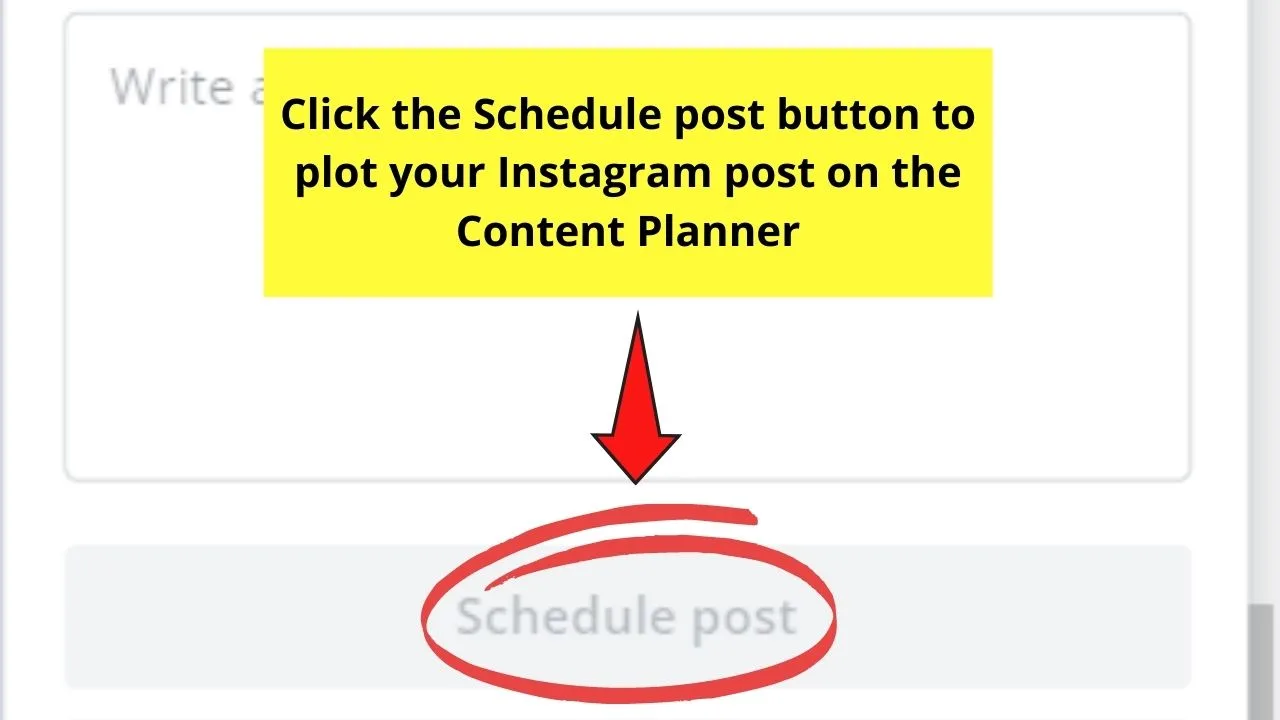 How to Use Canva for Instagram Scheduling Posts Step 7.1