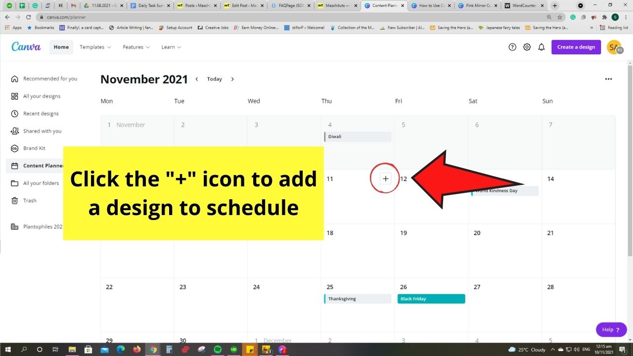 How to Use Canva for Instagram Scheduling Posts Step 7.3