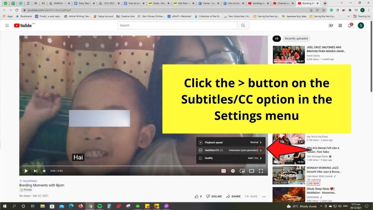 How to Add Closed Captions to Your YouTube Videos Activating Closed Captions Feature Step 3.1