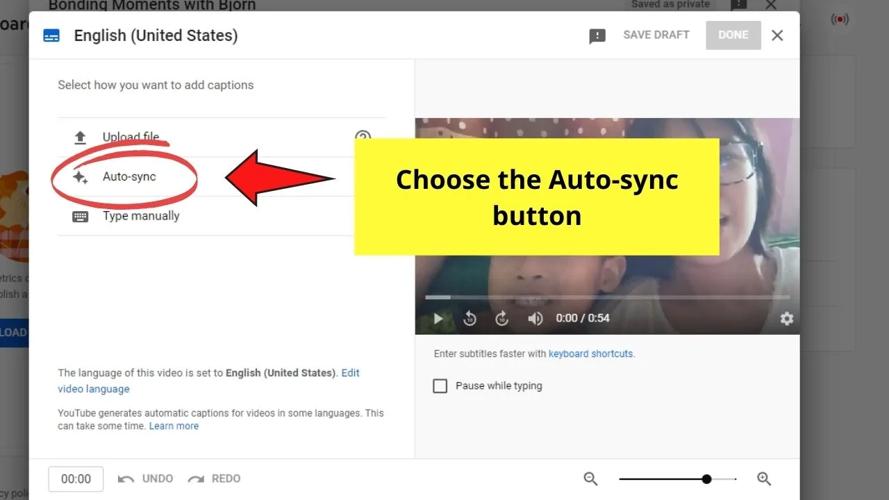 How to Add Closed Captions to Your YouTube Videos Pasting and Syncing Video Transcript Step 1