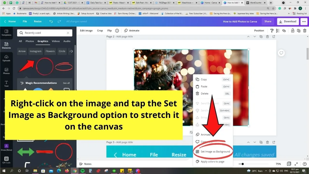 How to Add Photos to Canva through the Gallery Step 4.1