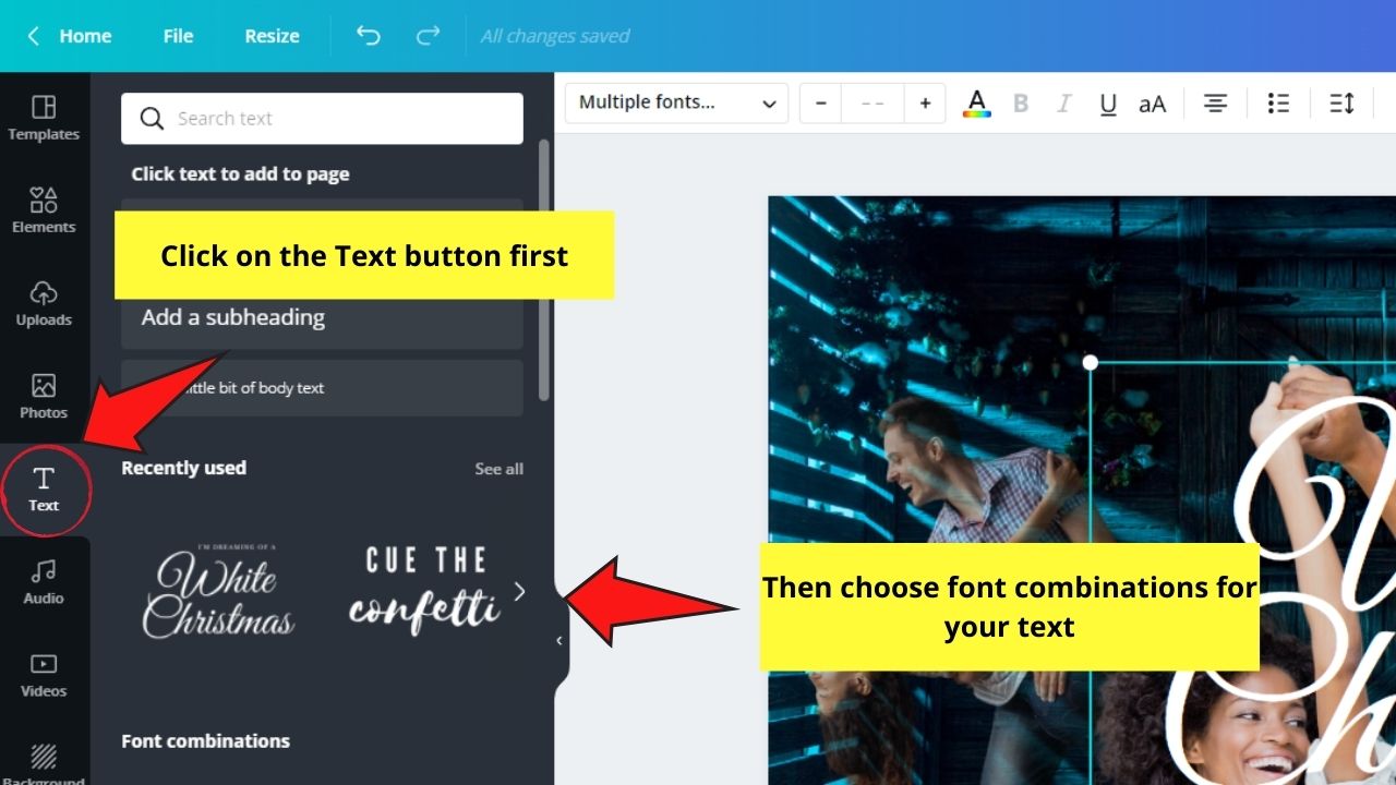 How to Blend Photos in Canva Step 9