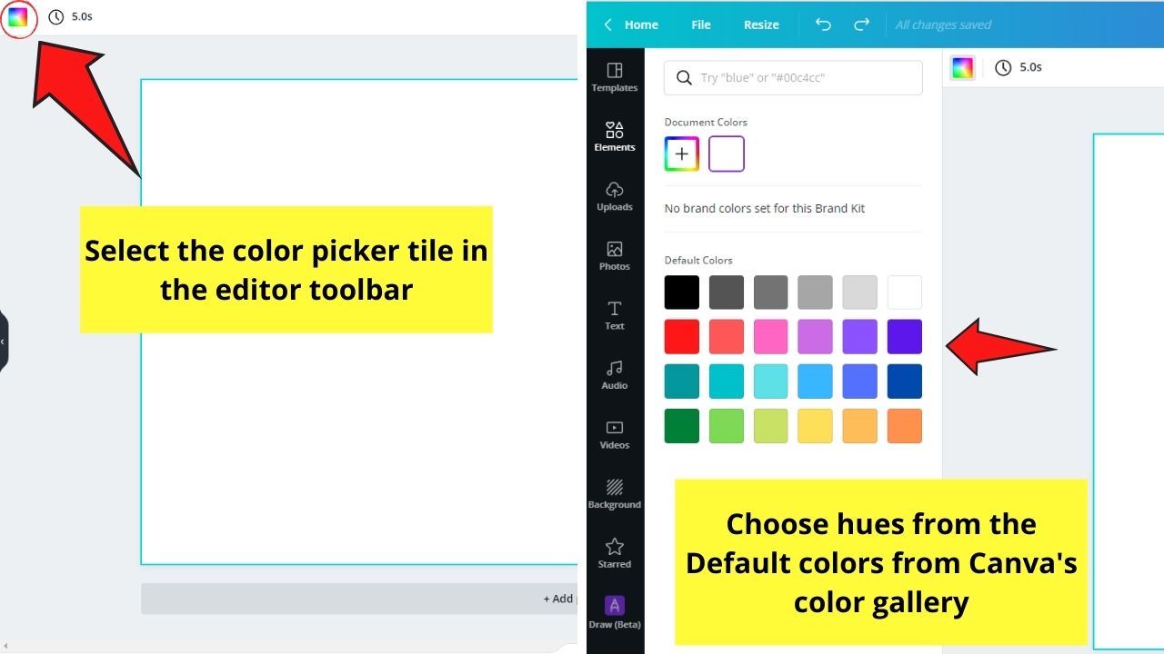 How to Change the Animation Speed in Canva Customizing Duration for Animation Slides Step 2.1