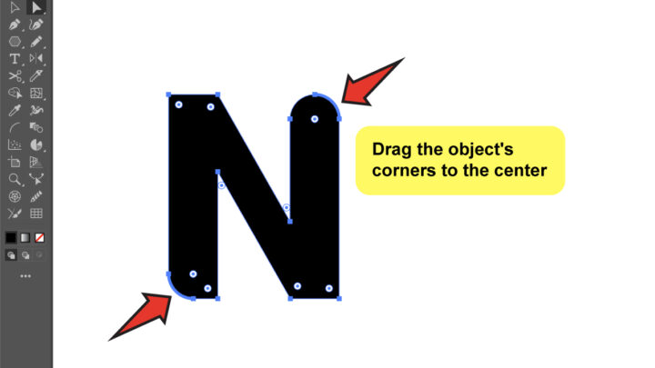 How to Make Rounded Corners in Illustrator Step 5a