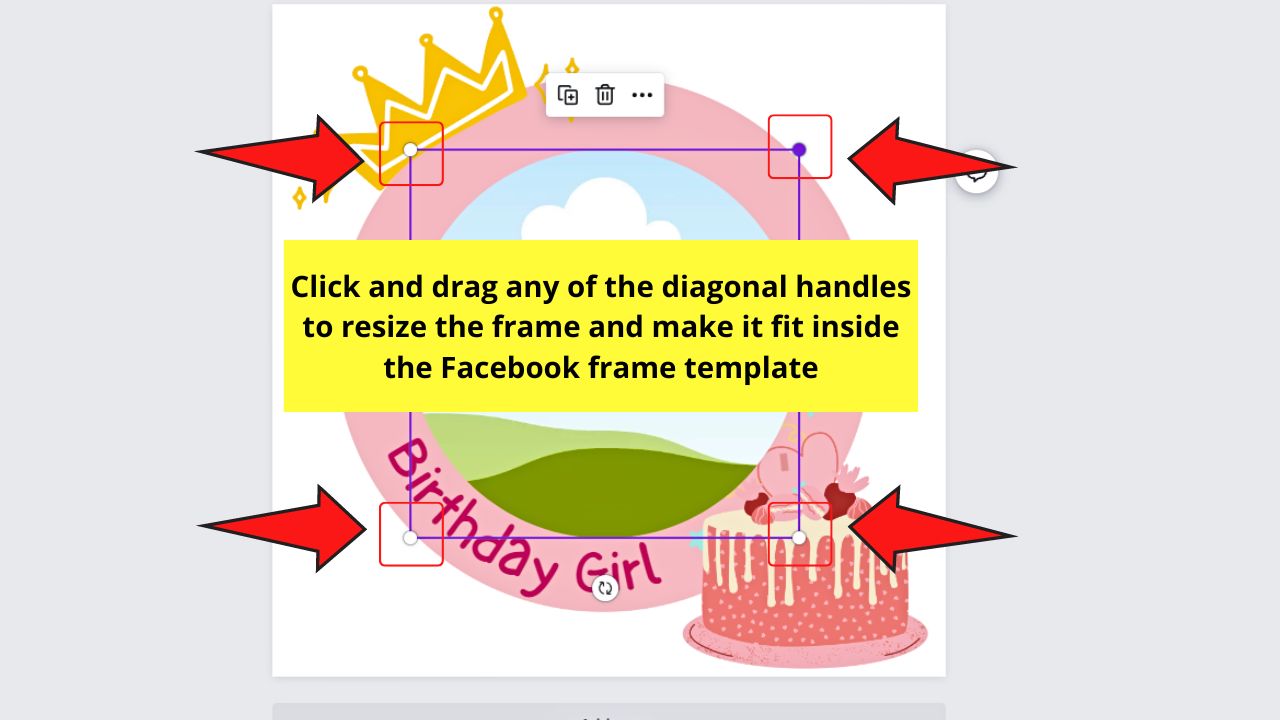 How to Make a Facebook Frame Using Premade Templates Step 6