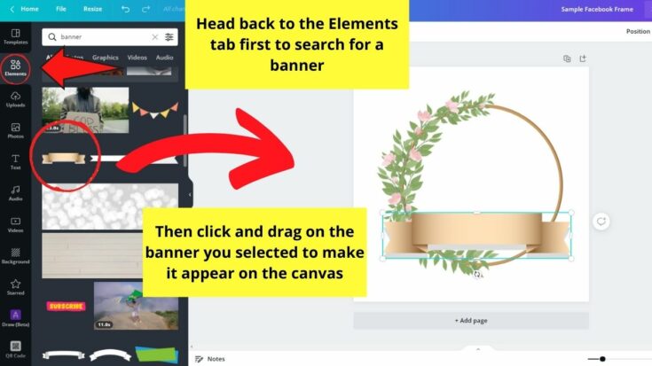 How To Make A Facebook Frame In Canva Full Tutorial