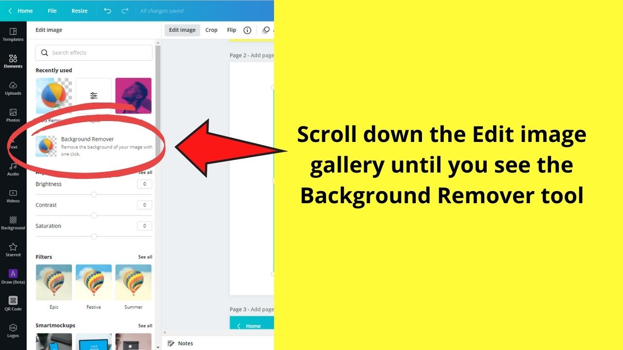 How to Remove the Background in Canva Step 4