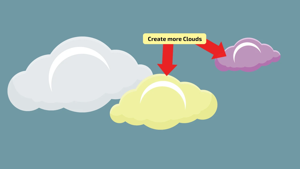 How to make Clouds in Illustrator Step 17