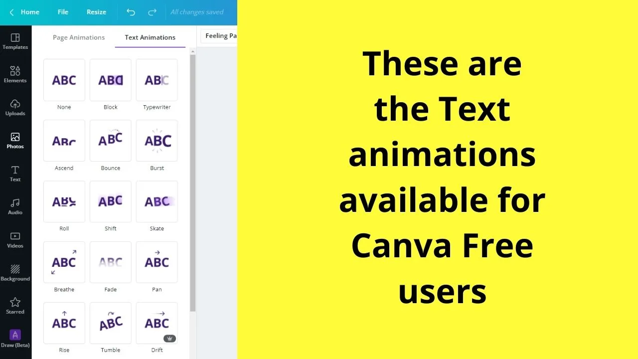 The 10 Key Differences between Canva Free and Canva Pro Animations Available 3