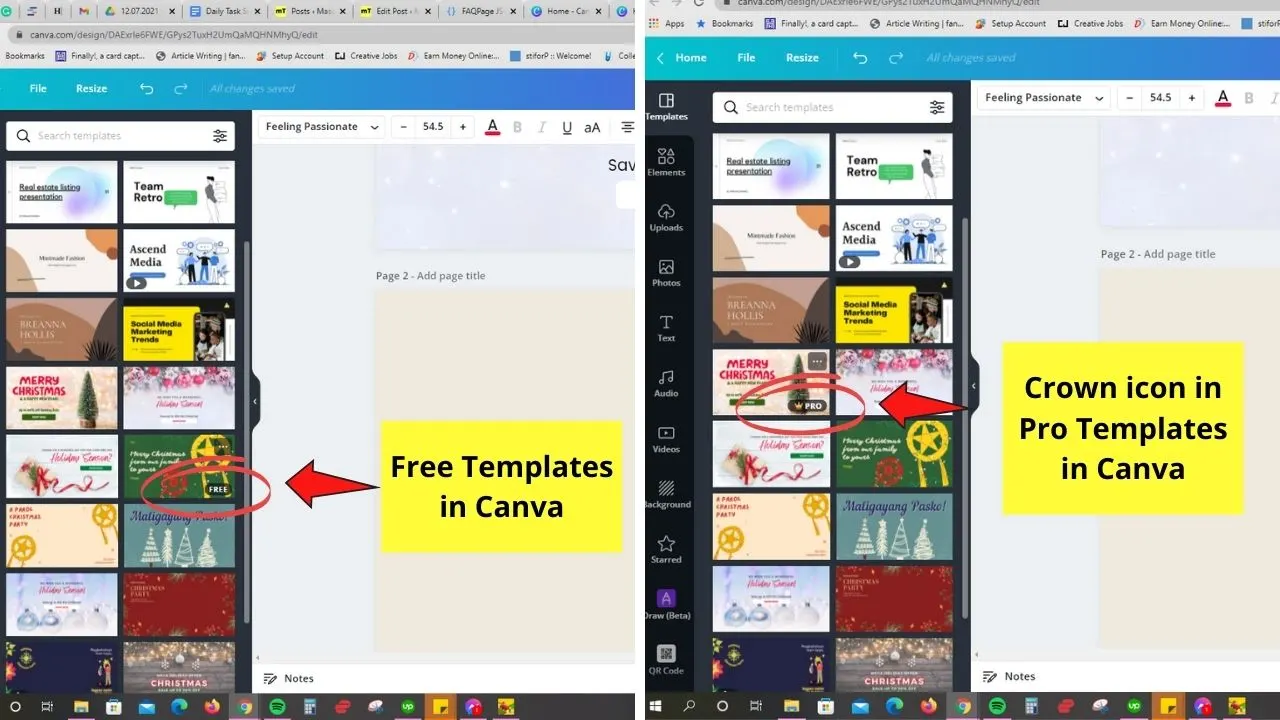 The 10 Key Differences between Canva Free and Canva Pro Template Creation 1