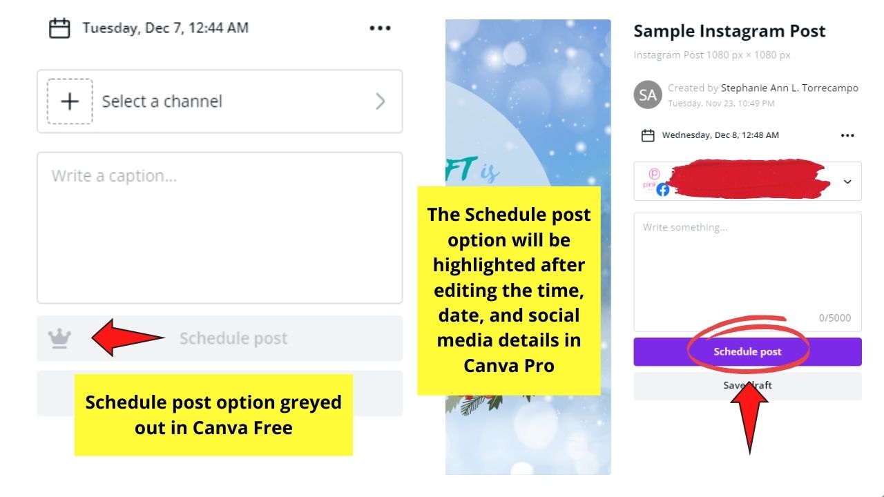 The 10 Key Differences between Canva Free and Canva Pro Use of Content Planner