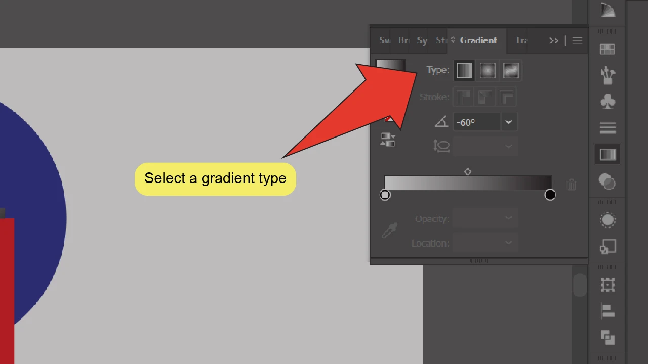 How To Do Shading In Illustrator Using The Gradient Window Step 5