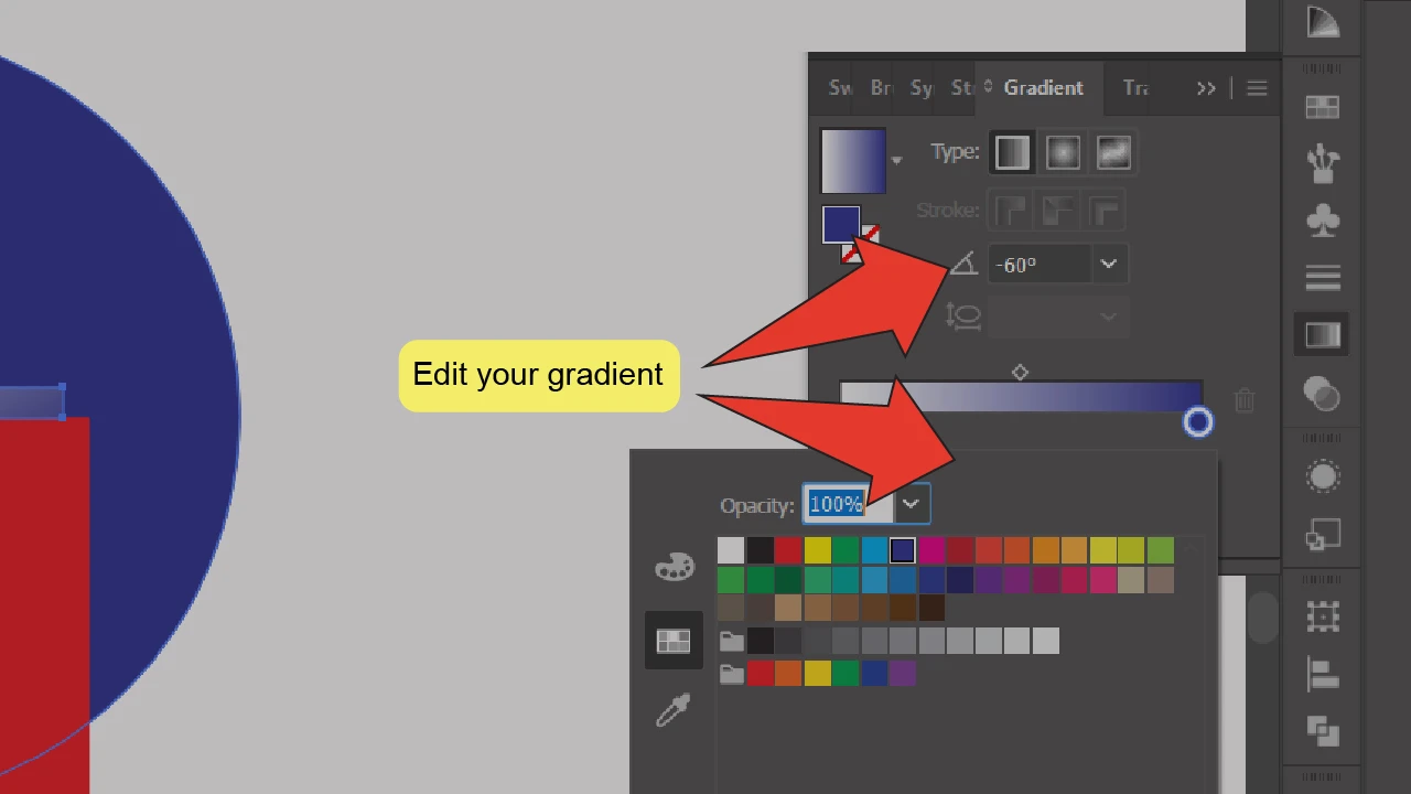 How To Do Shading In Illustrator Using The Gradient Window Step 6