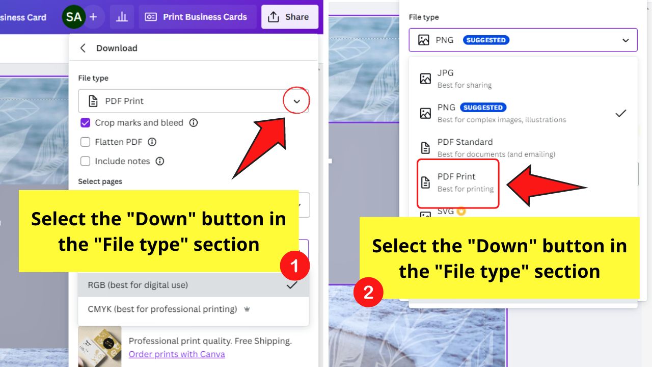 How to Activate Print Bleed in Canva Step 6