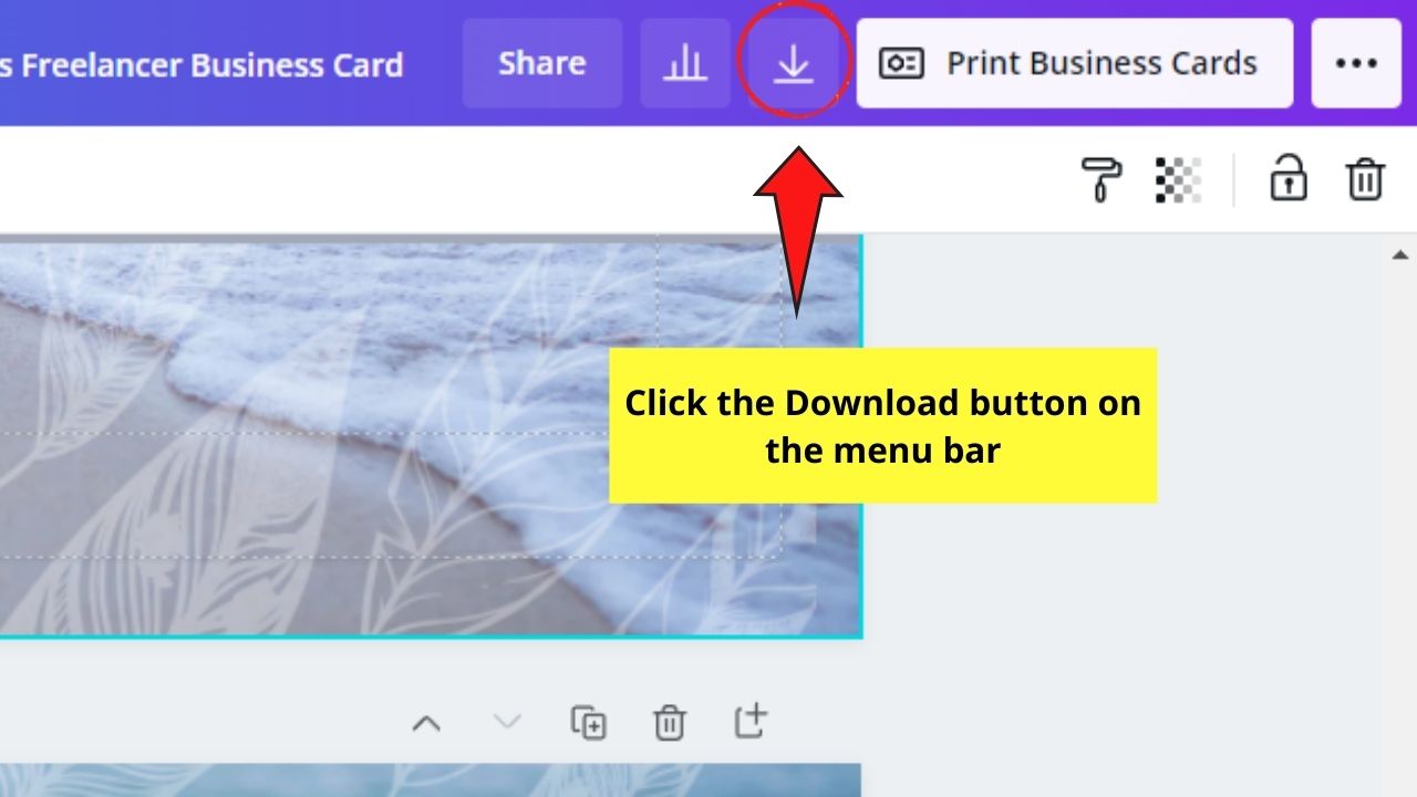 How to Activate Print Bleed in Canva Step 6
