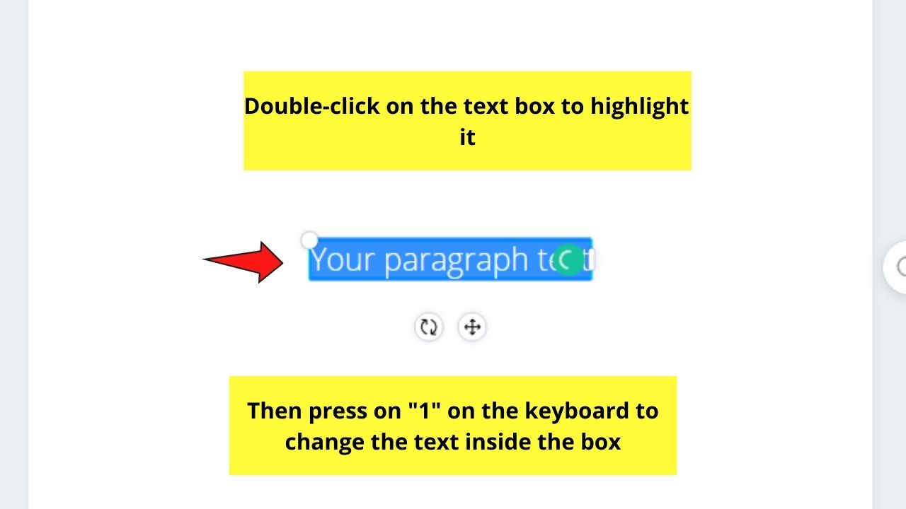 How to Add Page Numbers to your Canva Projects Directly Adding Text Boxes Step 2