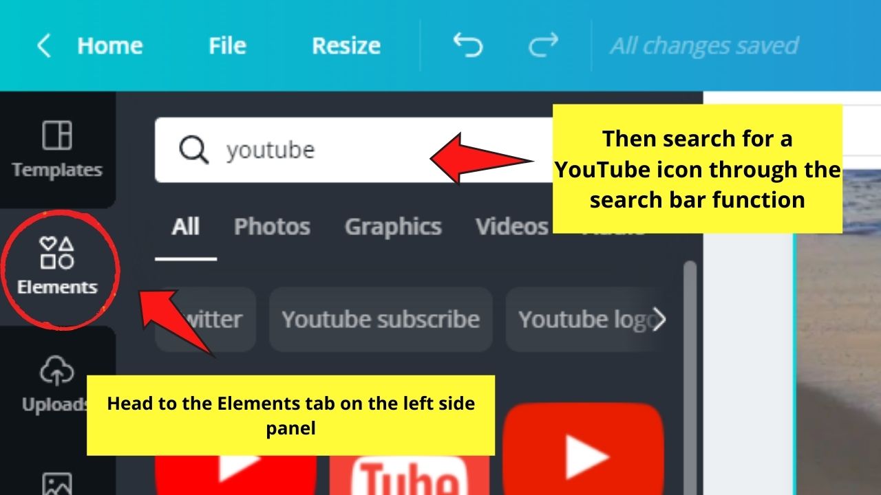 How to Create Youtube Channel Art in Canva Creating Customized Subscribe Buttons Step 3