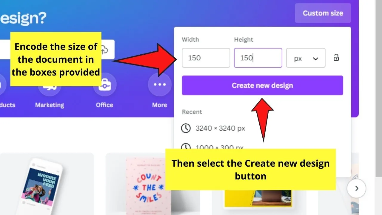How to Create a Watermark in Canva Using Pre-Designed Logo Step 1.2