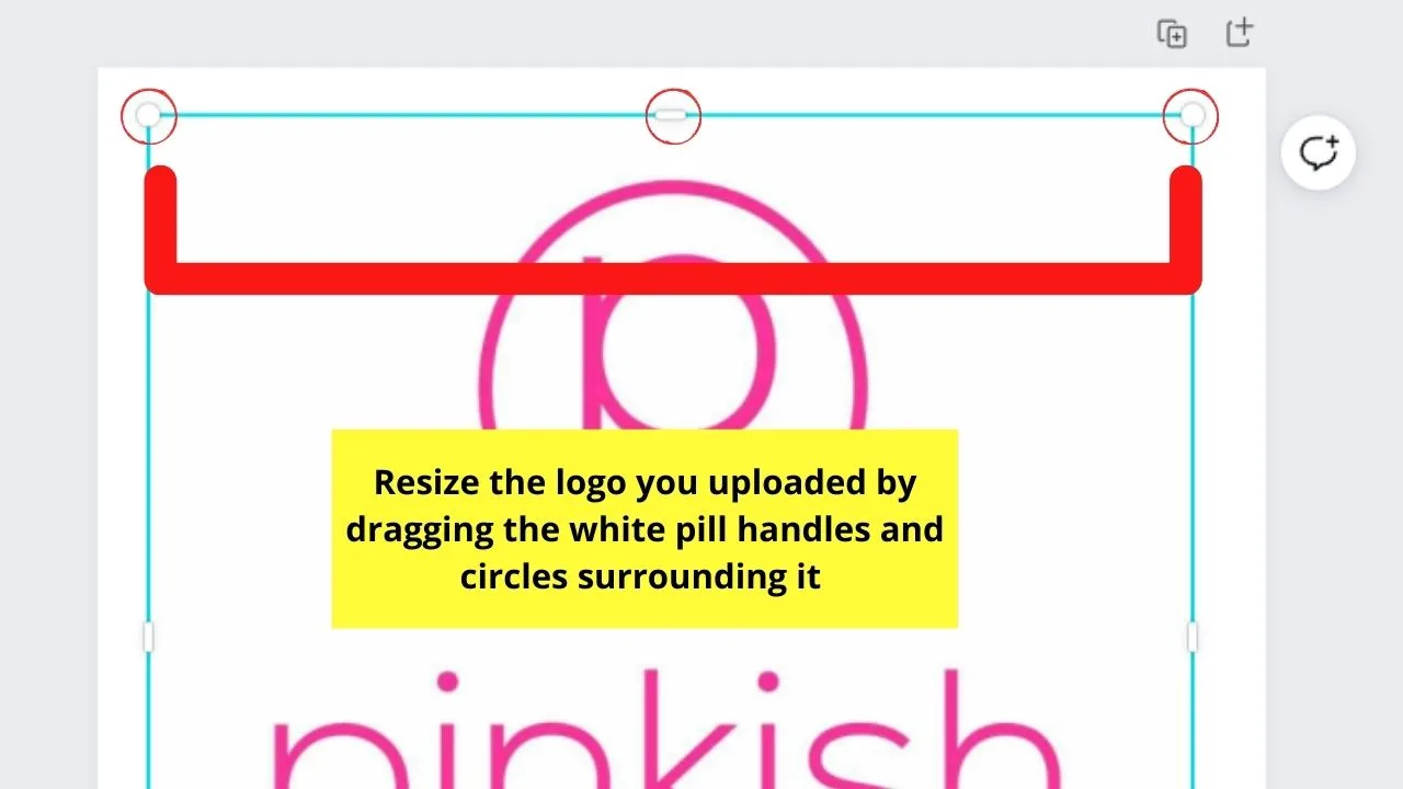 How to Create a Watermark in Canva Using Pre-Designed Logo Step 3