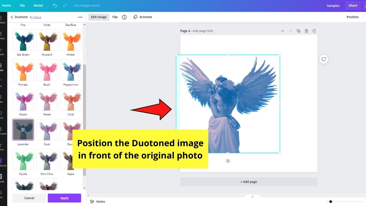 How to Create an Outline Around Your Photos in Canva Adding a Simple Outline Step 6.1