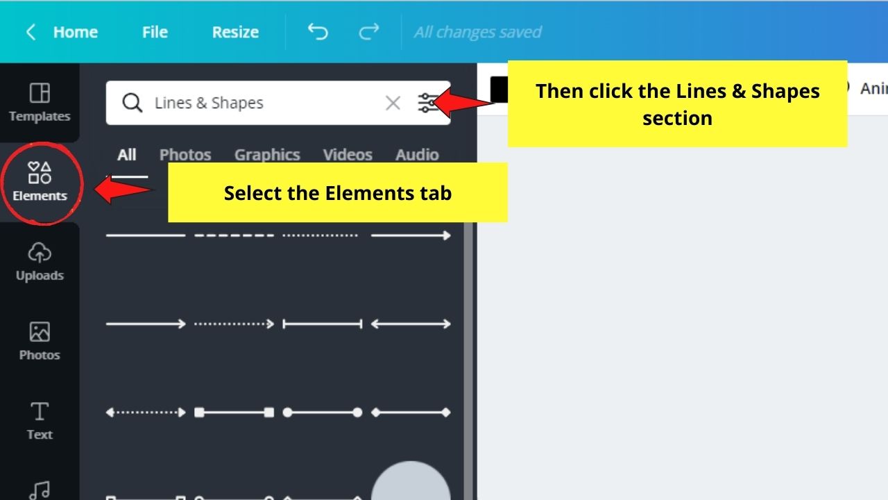 How to Make a Checklist in Canva Using Blank Templates Step 3