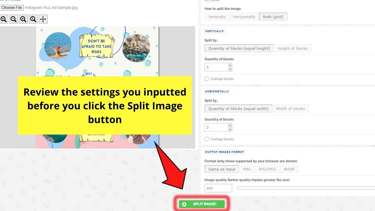 How to Make an Instagram Puzzle Feed with Canva Step 15