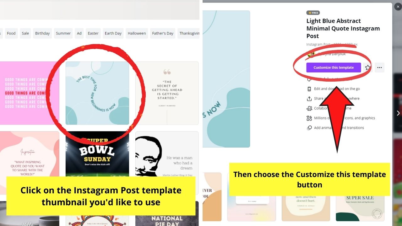 How to Make an Instagram Puzzle Feed with Canva Step 6.2