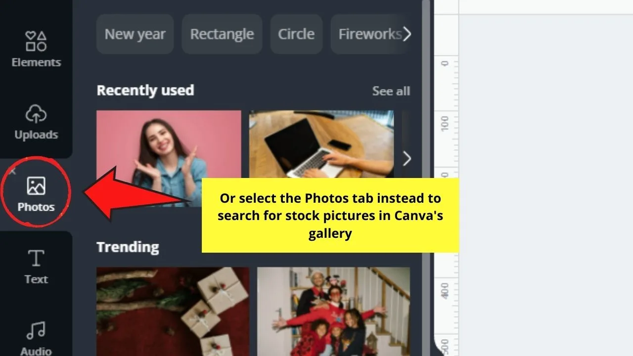 How to Remove a Background from a Picture in Canva Step 1.2