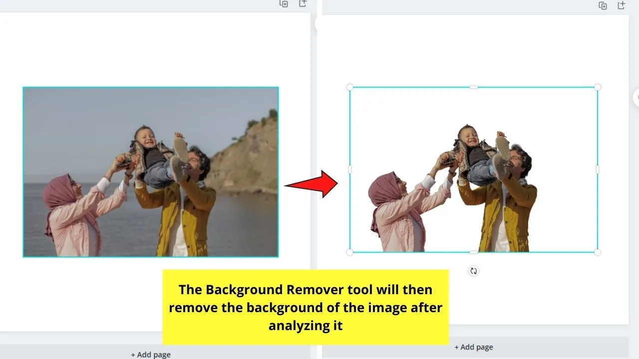 How to Remove a Background from a Picture in Canva Step 6.1