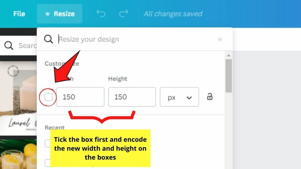 How To Set Dimensions In Canva