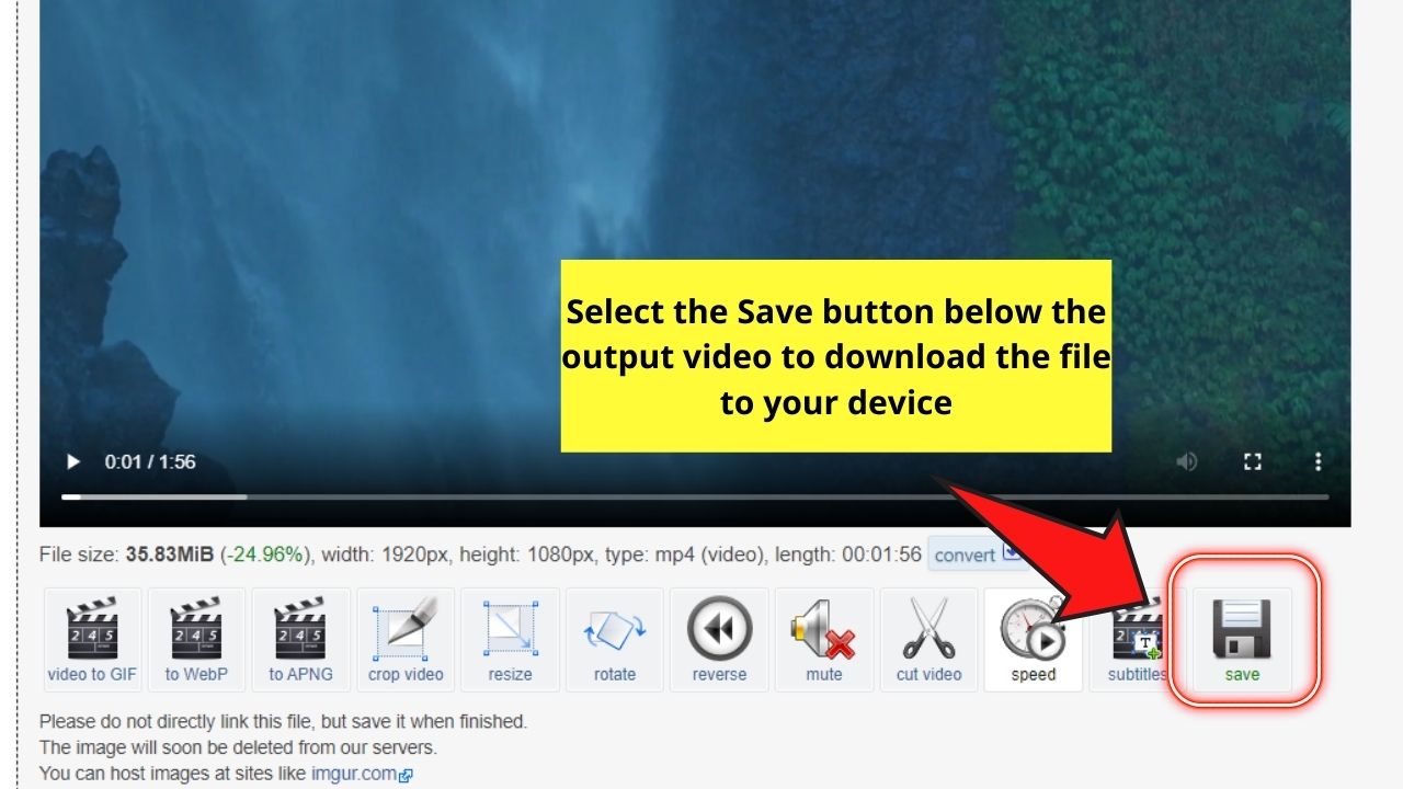 How to Slow Down a Canva Video Step 7.2