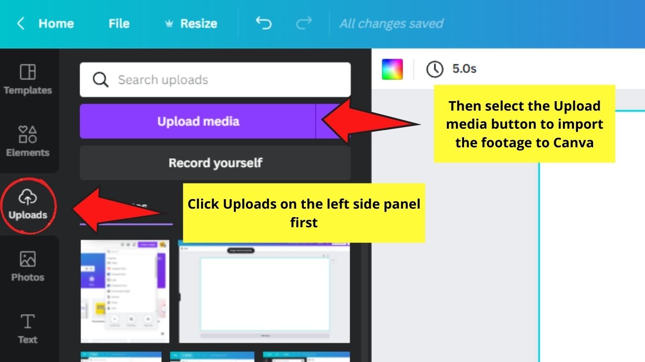How to Speed Up a Canva Video Step 2.1