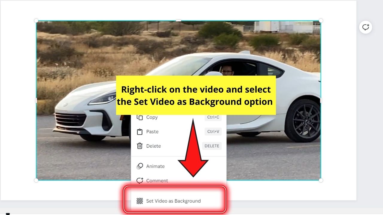 How to Speed Up a Canva Video Step 3.1