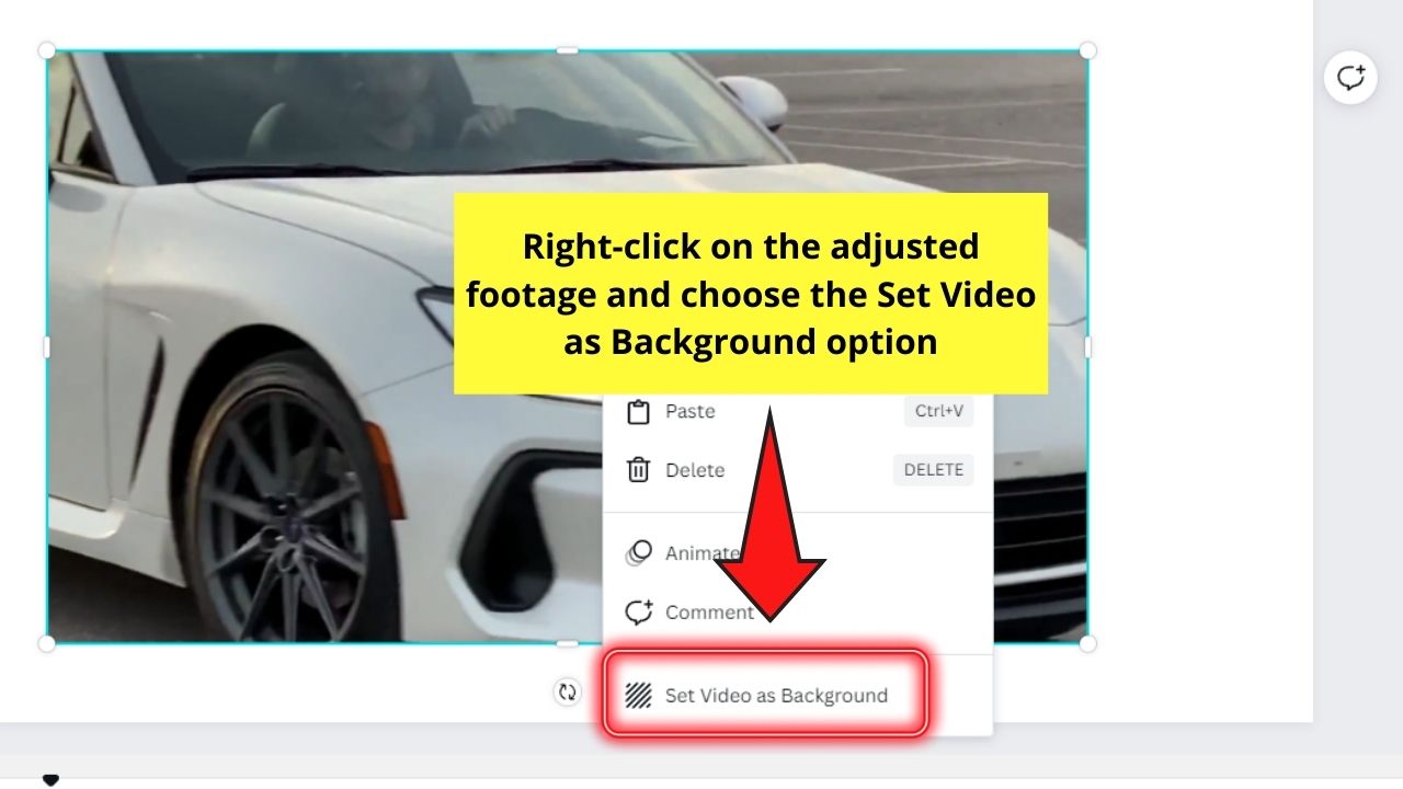 How to Speed Up a Canva Video Step 9.2