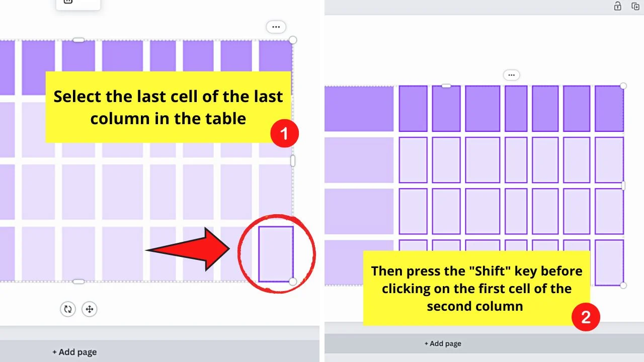 Using Tables to Make a Checklist in Canva Step 8