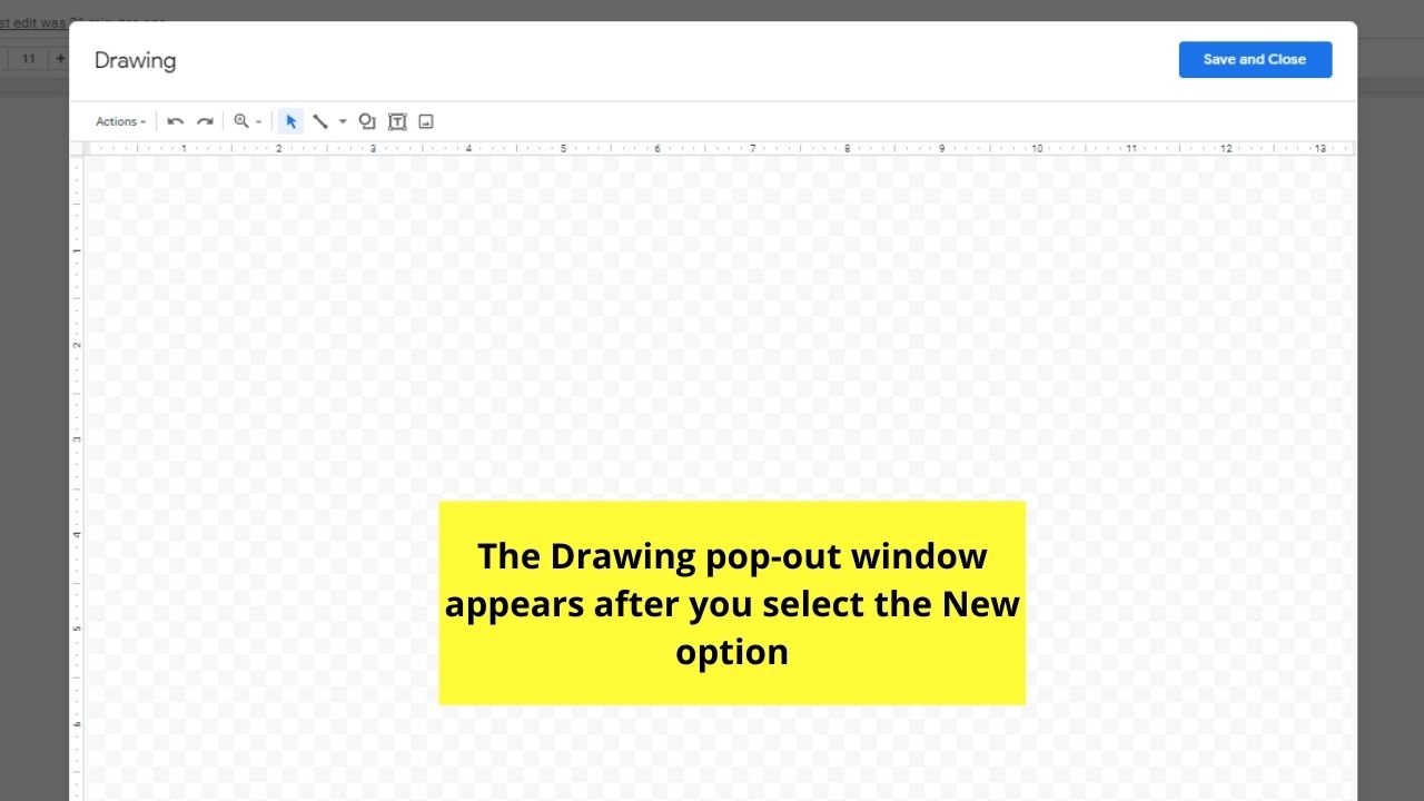 How to Add a Vertical Line in Google Docs Using the Drawing Tool Step 4