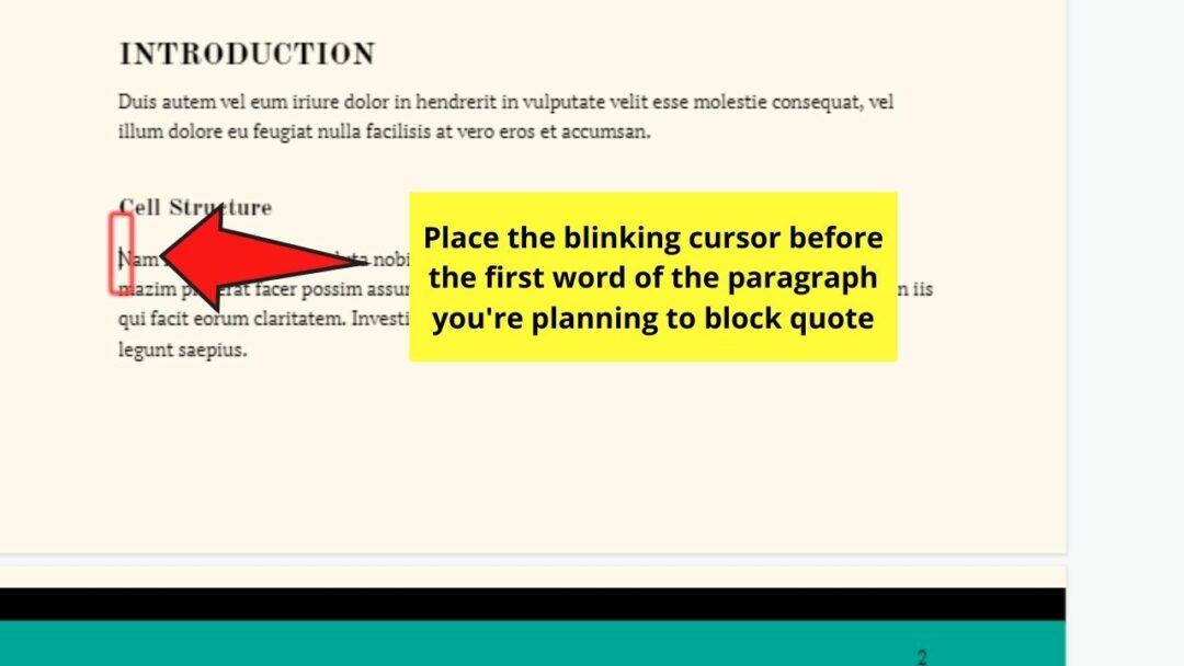 How To Make A Block Quote In Google Docs Quick Guide   How To Block Quote In Google Docs Step 1 1080x608 