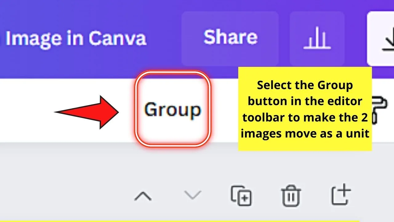How to Blur Part of an Image in Canva Step 7.2
