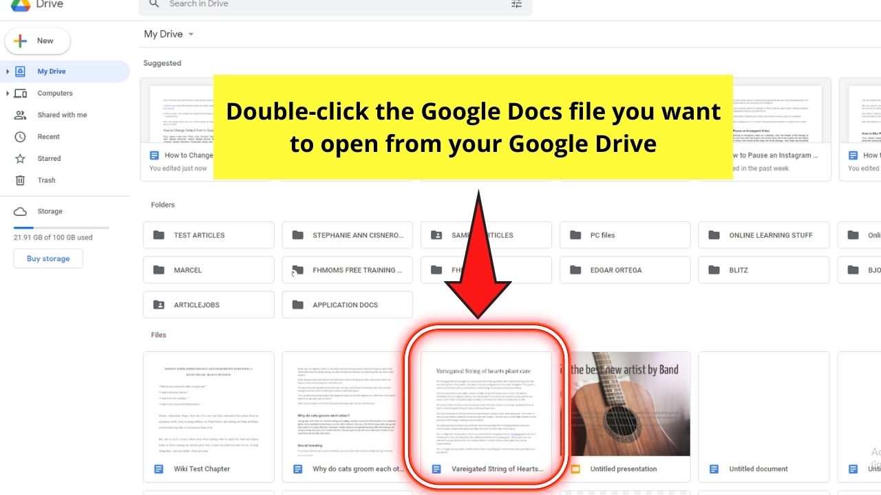 How to Change Default Font in Google Docs Permanently Step 1.1