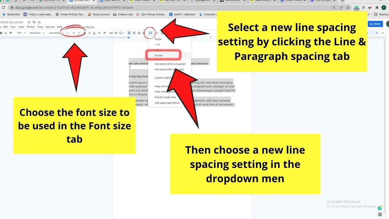 How to Change Default Font in Google Docs Permanently Step 3